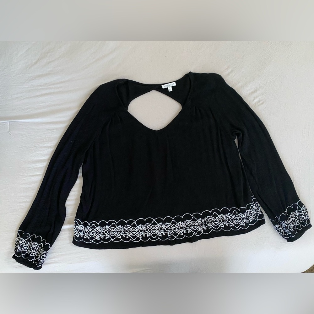 Patrons of Peace Black Blouse (M)